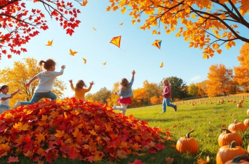 Freizeitaktivitäten für Kinder im Herbst